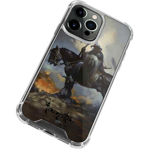 Frazetta Death Dealer on Horseback iPhone 14 Pro Clear Case